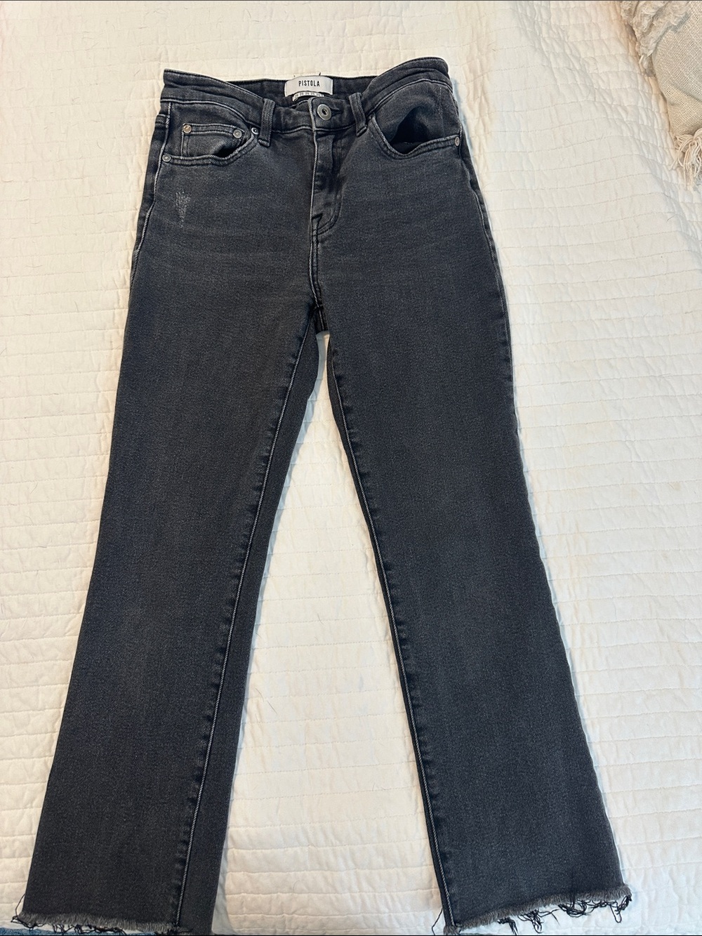 pistola Black Cropped Jeans